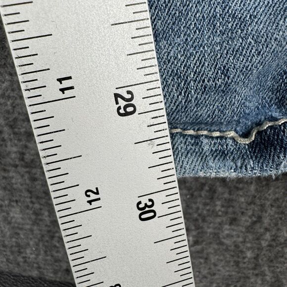 TK Axel Jeans Slim Boot Men’s 36x32 Blue Denim Grunge Distressed Y2K - Picture 6 of 8